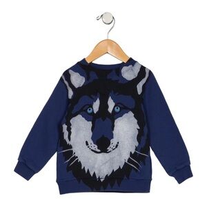 Gucci Navy Sweatshirt Blue Boy Don’t Panic 18 24 months